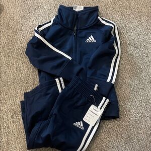 Adidas toddler two piece  Navy Track Suit